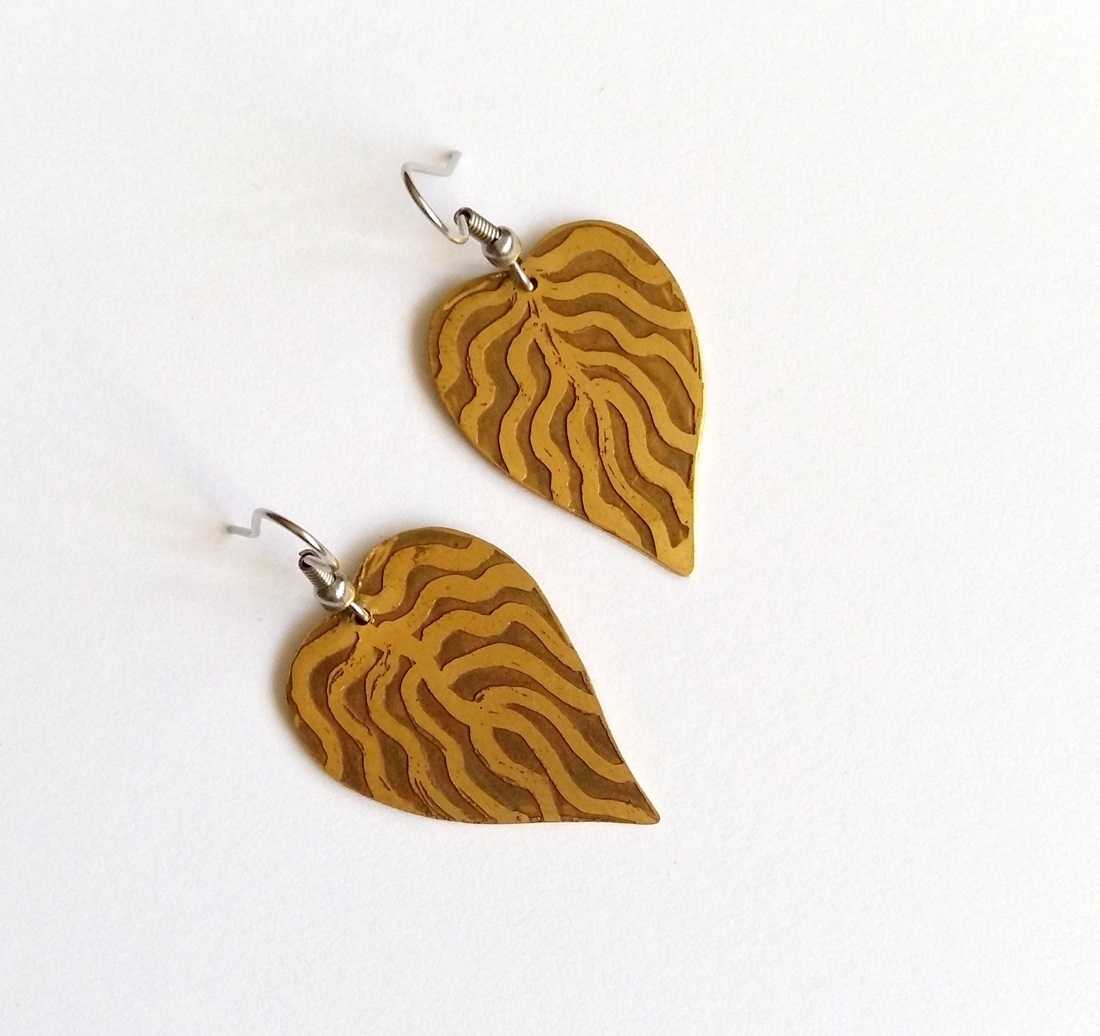 autumn leaves earrings